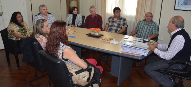 Di Pierro recibió en su despacho a la nueva Comisión Directiva